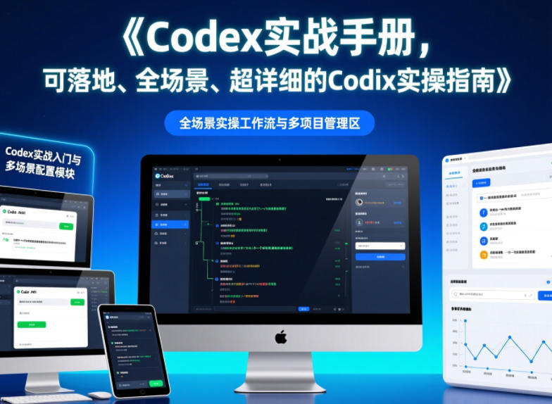 Codex实战手册，可落地、全场景、超详细的Codex实操指南-明楼资源站
