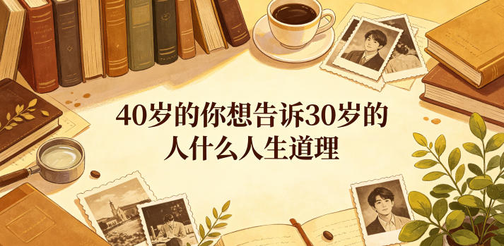 公众号付费文章：40岁的你想告诉30岁的人什么人生道理？-明楼资源站