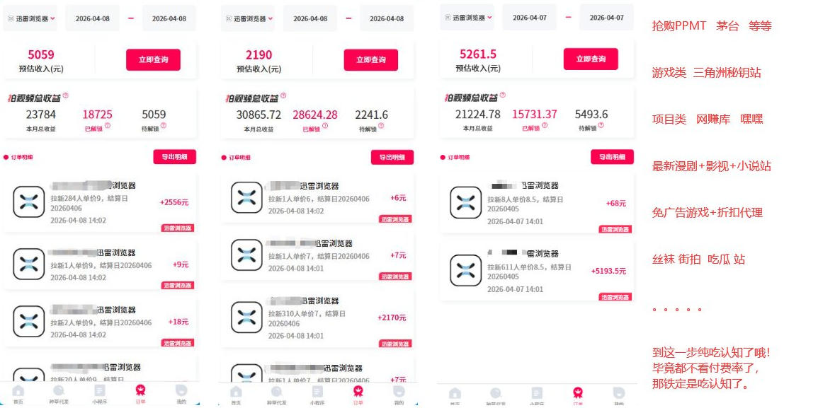 迅雷浏览器项目2.0_拆个大佬周1W的打法-明楼资源站