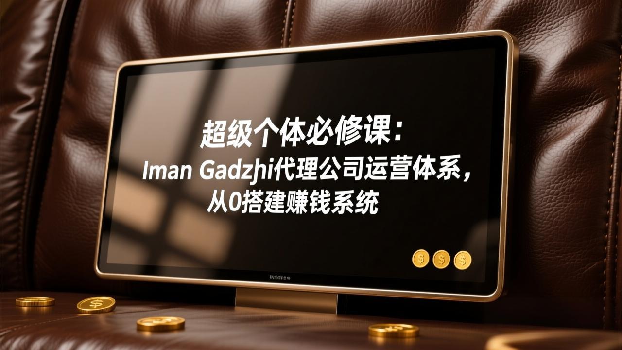 超级个体必修课：Iman Gadzhi代理公司运营体系，从0搭建赚钱系统-明楼资源站