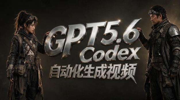 GPT5.6+Codex自动化视频生成：提示词设计×角色设定×封面海报×工作流思路，高效产出AI视频-明楼资源站