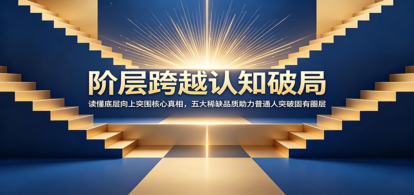 阶层跨越认知破局：读懂底层向上突围核心真相，五大稀缺品质助力普通人突破固有圈层-明楼资源站