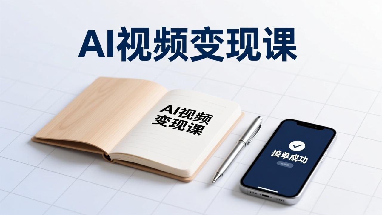 AI视频变现课，学完即可创作短片、接商单，实现副业增收，单项目报价可达千元-明楼资源站